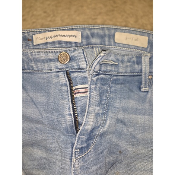 Pilcro & the Letterpress‎ carpenter cargo jeans women's 26 - Picture 3 of 10